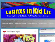 Tablet Screenshot of latinosinkidlit.com